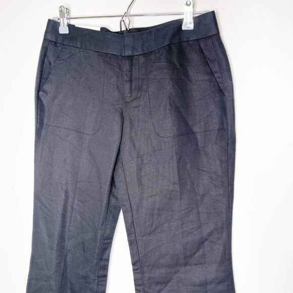 CALVIN KLEIN Black Linen Blend Pants - Picture 2 of 7